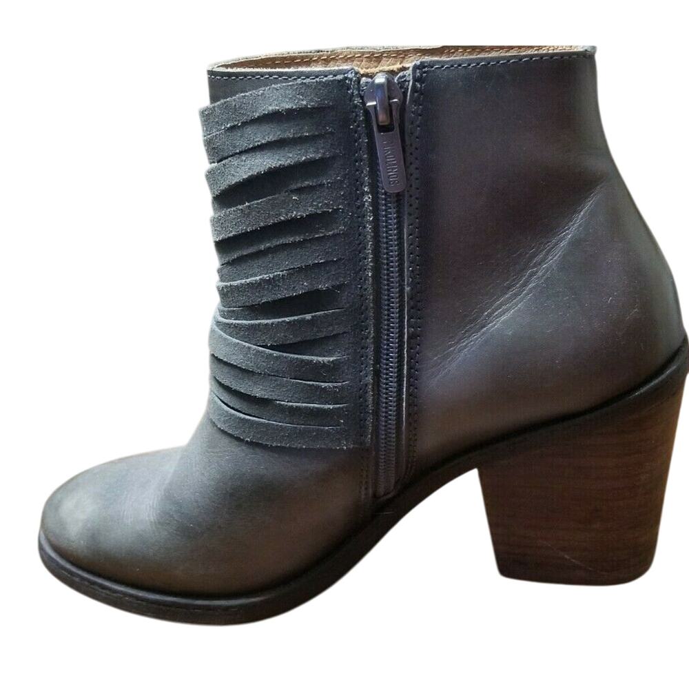 PIKOLINOS Gray Leather Ankle Boots. Size 39/US 8.5-9 - Picture 6 of 9